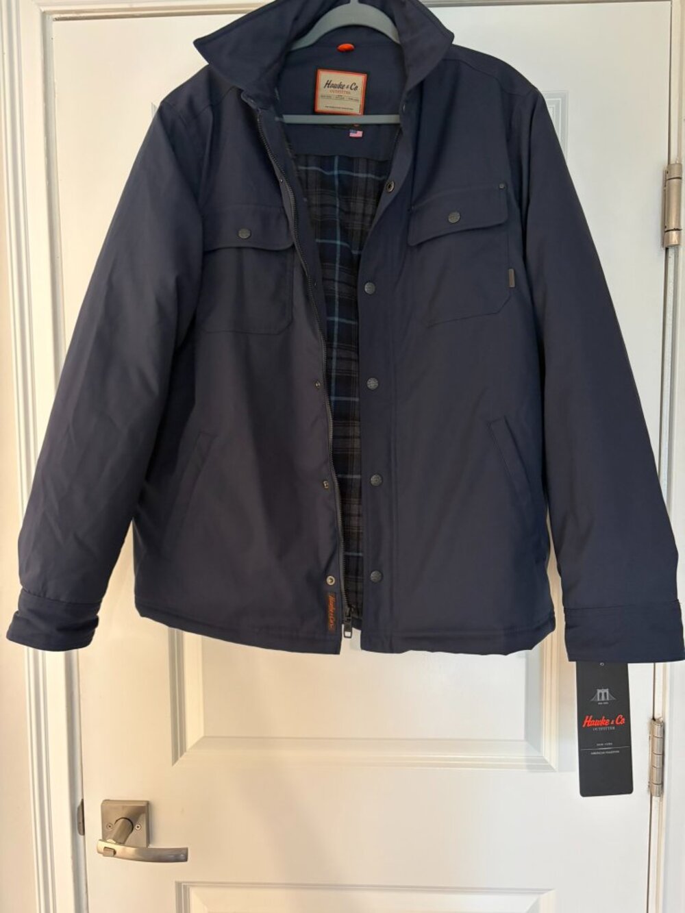 NWT Hawke & Co Outfitter Men's Light Weight Bomber Jacket NWT - Large